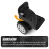 Volein 1 Pair Luggage Wheels Replacement Black Suitcase Wheels Replacement