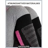 Occulto Charlie Children's Ski Socks Pack of 2, black