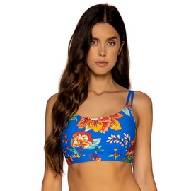 Sunsets Top de bikini para mujer con bralette estándar Taylor con aros, Encantado, 28-32E/G