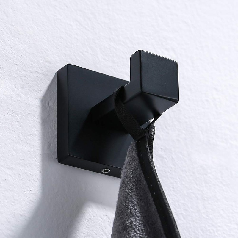 Turs Single Towel/Robe Hook Clothes Hook for Bathroom Kitchen Garage