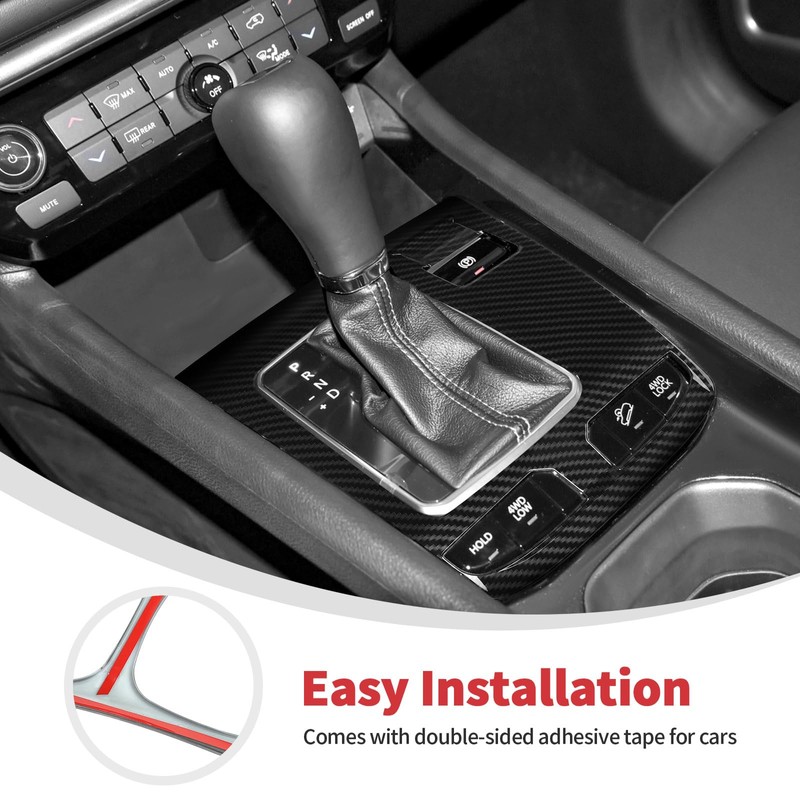 Linskip Gear Shift Panel Cover Compatible with 2022 2023 2024
