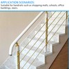 Handrail End Caps End Caps,Ultra-Thin 0.4mm for 45mm Handrail Round