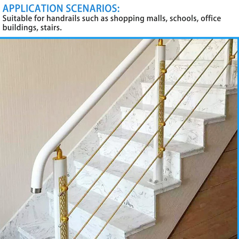 Handrail End Caps End Caps,Ultra-Thin 0.4mm for 45mm Handrail Round