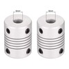 sourcing map 6 mm to 6 mm Aluminium Alloy Rod