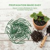 120 Pcs Strawberry Plant Support Pins, Plastic U-Shaped Garden Anchor