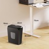 Bonsaii Paper Shredder for Home Use, 3.4 Gal Wastebasket, 6