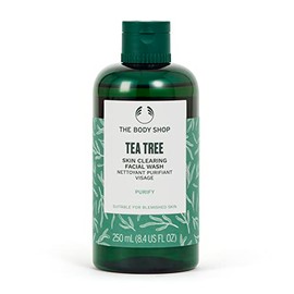 The Body Shop Limpiador facial de árbol de té, 8.4 onzas líquidas (vegano)