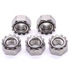 M4-0.7mm K-Lock Nuts, 304 Stainless Steel 18-8, Kep Lock Nuts