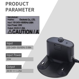 for Roomba Charger Dock, for Roomba Charging Base, Replacement Roomba Docking Station for Roomba e5 e6 i1 i3 i4 i6 i7 i8 500 600 700 800 900 Series -with North American Line Power Cord