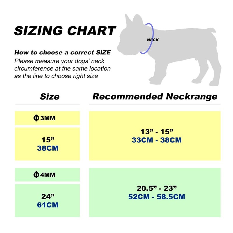 TSPRO Metal Dog Collar, Heavy Duty Dog Collars for Small