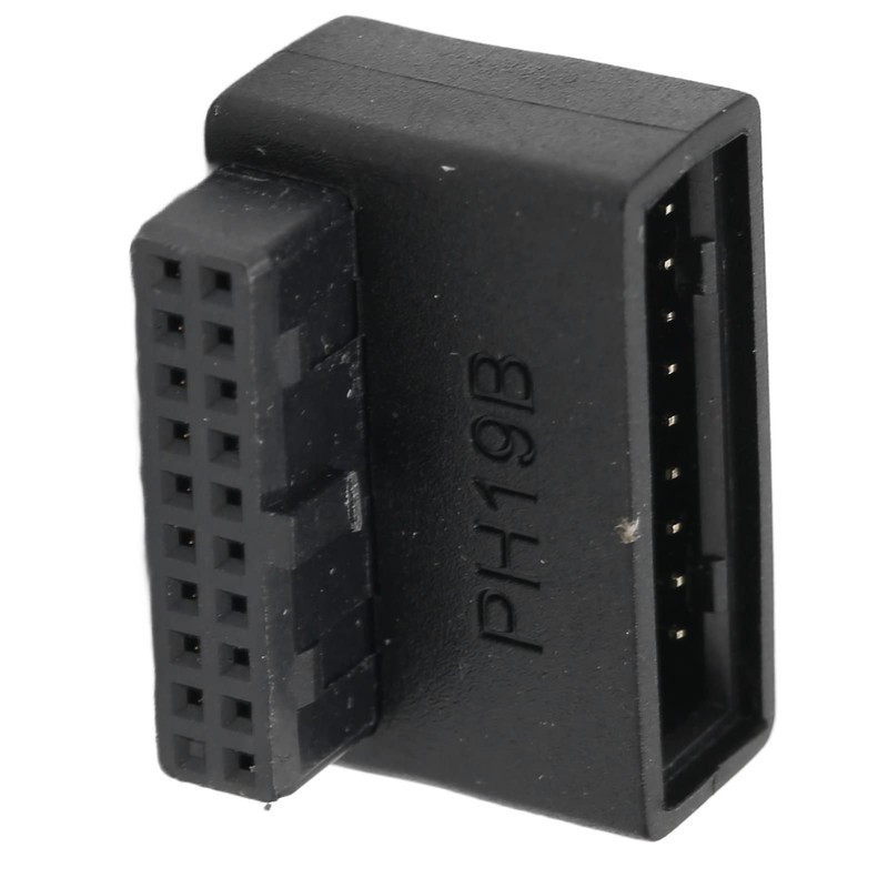 Yunseity USB Front Plate Adapter Vertical 90 Degree Angle USB