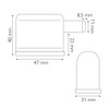 Replacement TC Traditional & Contemporary Toilet Seat Soft Close Hinges
