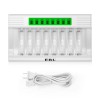 EBL 8-Bay AA AAA Battery Charger for NiMH AA AAA