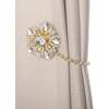 SUQ I OME Luxury Big Crystal Magnetic Curtain Tieback Holdback