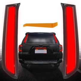 LED Rear Trunk Tail lights For Toyota 4Runner 2010-2023 Rear Pillar Brake Light Lamp Assembly,Play&Plug (Pillar Brake Led)