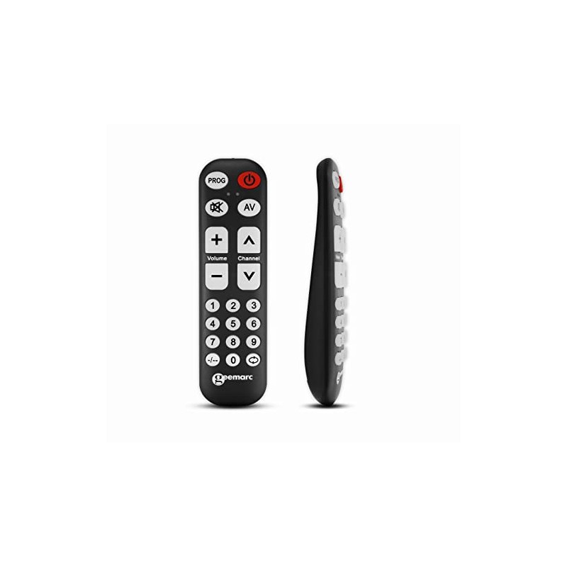 Geemarc TV1 - Easy-to-use Universal Remote Control with 19 Programmable