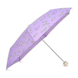 RADLEY London Womens Ladies Girls Mini Telescope Superlite Responsible Umbrella Jumping for Joy in Lavender Lilac Purple