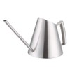 900ml Stainless Steel Watering Can Brushed Garden Planting Indoor Outdoor