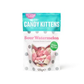 Candy Kittens Sour Watermelon Gourmet Sweets Bag 140g (Pack of 2)
