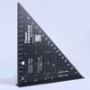 Bigman BM-MSR180 Multifunctional Right Angle Ruler, 7.1 inches (180 mm)