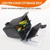 CUSAUTV RZR Center Console Dash Storage Box with Seal Compatible