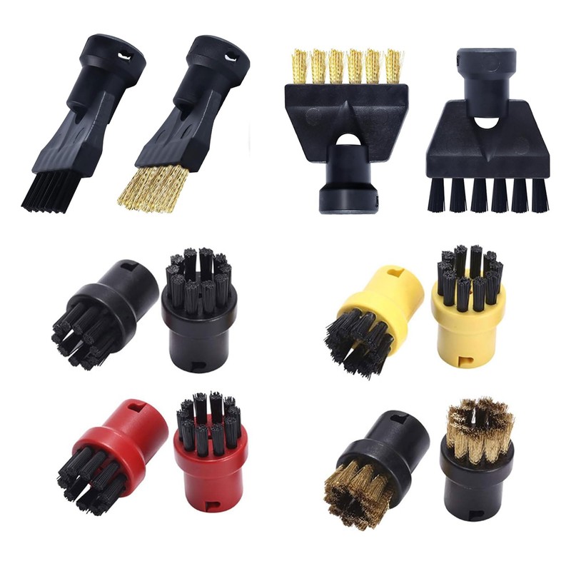 Karcher SC1/SC2/SC3/SC4/SC5 Steam Mop Brush Accessories with 8 Round Brushes