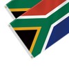 South Africa Small Flag,12×18 Inch Two Layer Fabric Small Banner,1×1.5