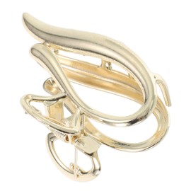 IWOWHERO Stylish Flat Claw Clip for Thick Hair Nonslip Ponytail Holder for Women Elegant Hair Accessories