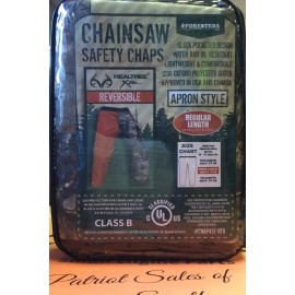 Forester Chainsaw Apron Safety Chaps REALTREE Xtra Reversible CHAP43-RTR