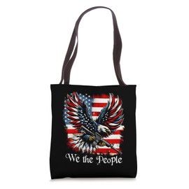 American Flag Patriotic Founding Fathers We The People USA Tote Bag