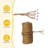 164 Feet Long Jute Twine String 1/8 in(3mm) Natural Brown