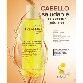 TERRAMAR BRANDS Pack 3 Oleos Tratamiento Capilar Terramar 3 En 1 /195 Ml C/u