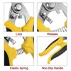HARFINGTON Industrial Scissors 8 Inch Stainless Steel Shears Blades with