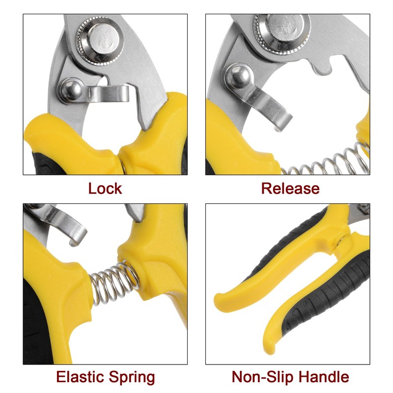 HARFINGTON Industrial Scissors 8 Inch Stainless Steel Shears Blades with
