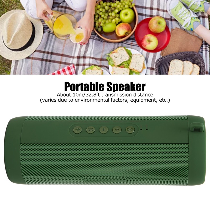 Bluetooth Speaker Stereo Noise Reduction Waterproof Portable Wireless Speaker with