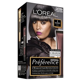 L'Oreal Paris Préférence, Permanent Hair Colour, 1 Napoli