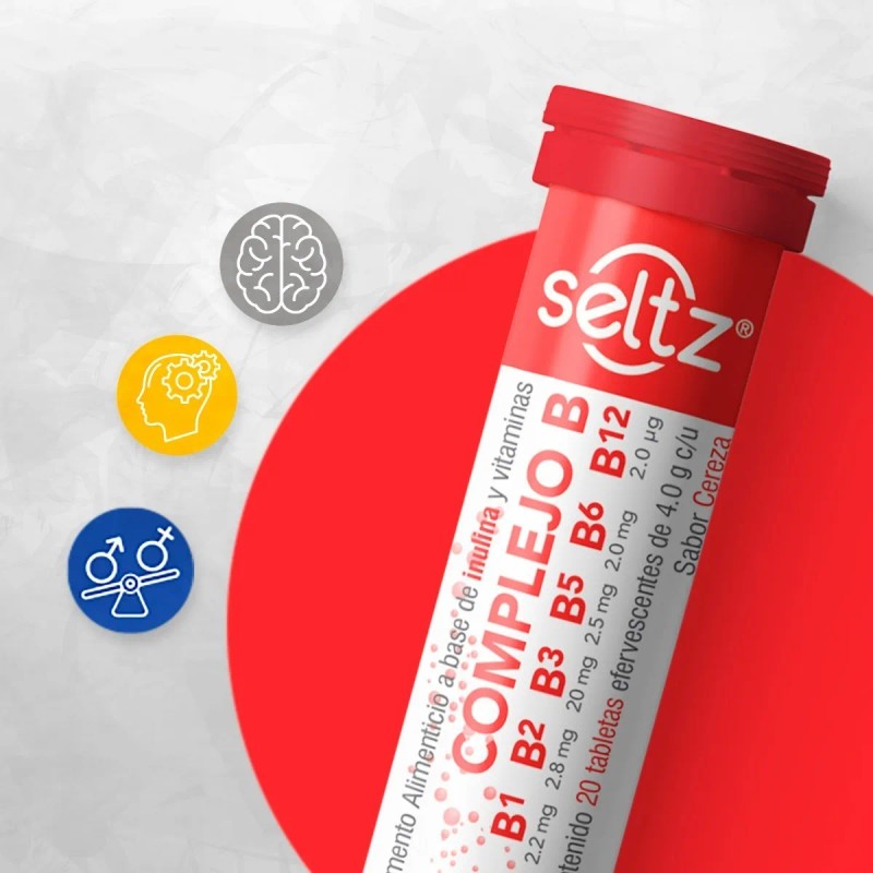 Complejo B 3 Pack Seltz Tabletas Efervescentes