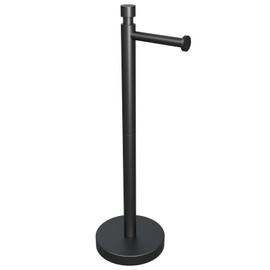 Bathroom Toilet Paper Holder Stand Modern Tissue Roll Holder, Black
