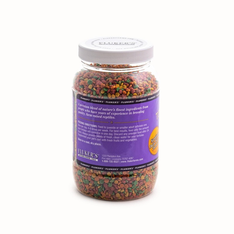 Fluker's Premium Tortoise Diet Small Pellet Food, 7 oz