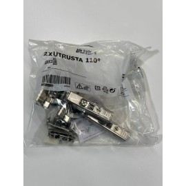 IKEA Qty 8 IKEA UTRUSTA Sektion Cabinet Door Soft Close HINGE 110° 404.017.84