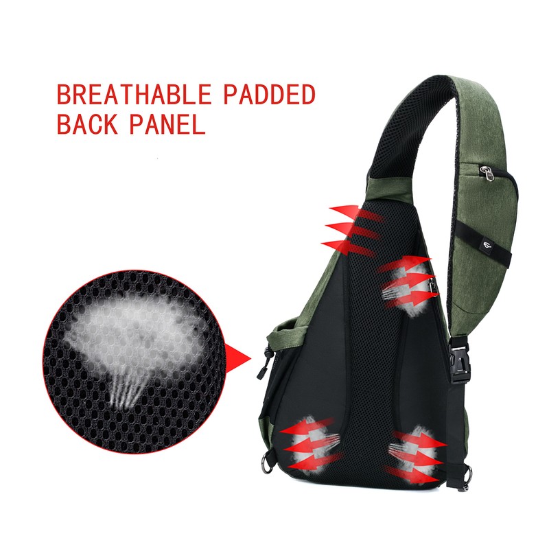 TurnWay Water-Proof Sling Backpack/Crossbody Bag/Shoulder Bag for Travel, Hiking, Cycling,