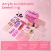 Acrylic Nail Kit for Beginners with Everything in Storage Bag,