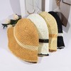 MILAKOO Crochet Bucket Hat Knit Braided Floppy Soild Colour Cap