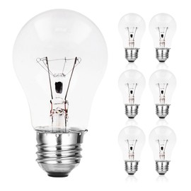 Mandala Crafts Clear E26 A15 Incandescent 40w Appliance Light Bulbs Refrigerator Light Bulbs, Oven Light Bulbs, Microwave Light Bulbs, Stove Lightbulbs