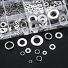 348 Pcs Stainless Steel Washers: 175 Pcs Flat Washers Penny
