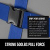 Gorilla Grip Heavy Duty 8 Pack Adjustable Luggage Straps for