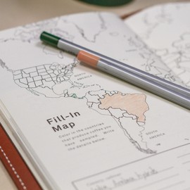 Goldleaf Diario de café – Encuentra tu mejor café con este cuaderno y guía todo en uno – Regalo para los amantes del café para mujeres y hombres – Captura tus experiencias de café favoritas en un solo libro de café