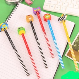 CHSYOO 30 x Hardness HB Pencils with Eraser Set, Party Favours for Birthday Party Kids Party Bag Fillers School Rewards Garden Party