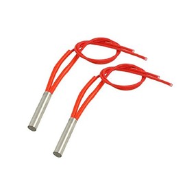 YXQ 8 x 40mm 100W Cartridge Heater Electric Heating Pipe Fittings AC110V, 2Pcs