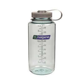 Nalgene Tritan Wide Mouth BPA-Free Water Bottle, 32 Oz, Seafoam